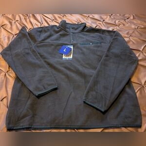 Fleece pullover, dusky blue, L, brand: 32° Heat